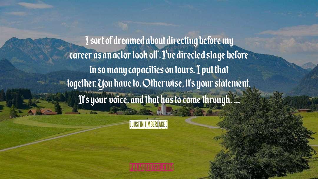 Signet Tours quotes by Justin Timberlake