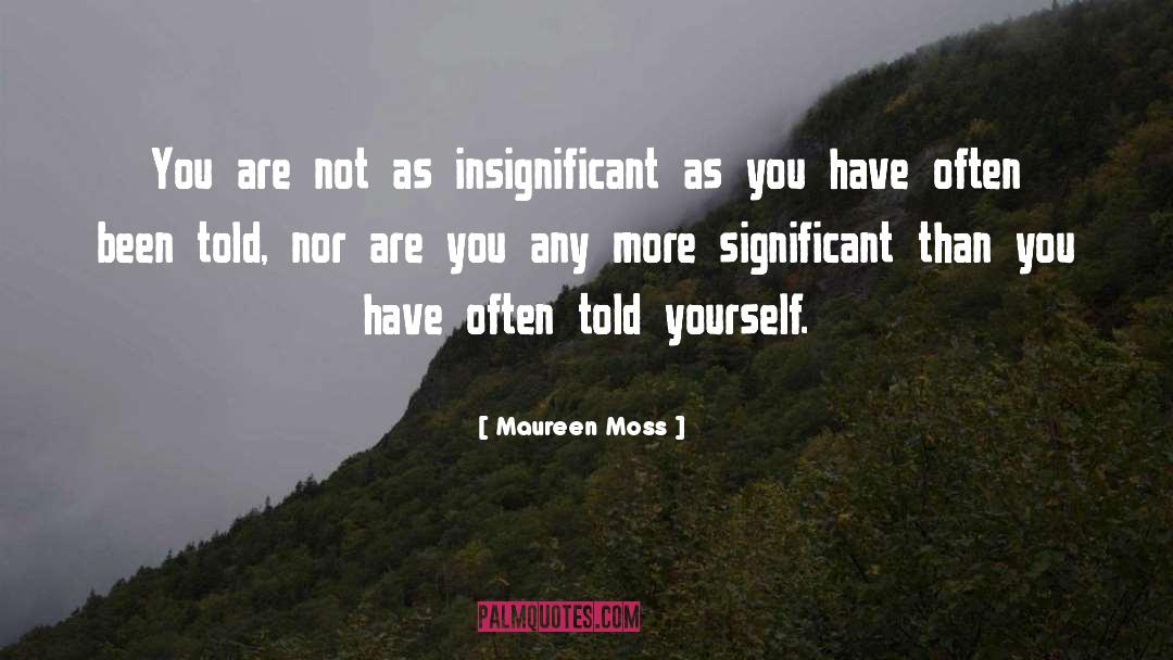 Significant Numbers quotes by Maureen Moss
