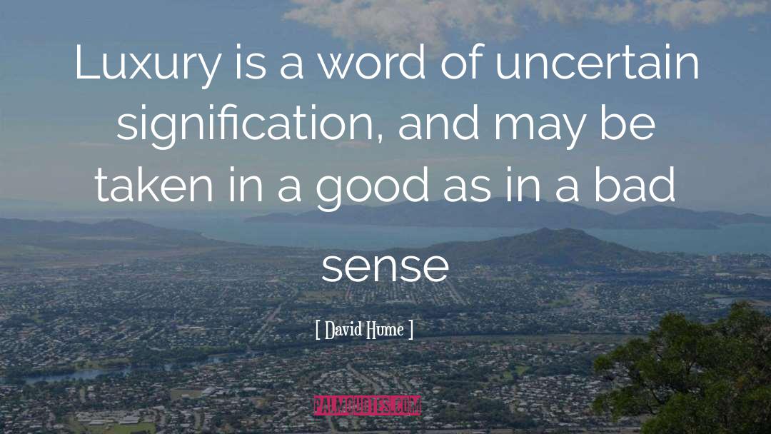 Signification quotes by David Hume