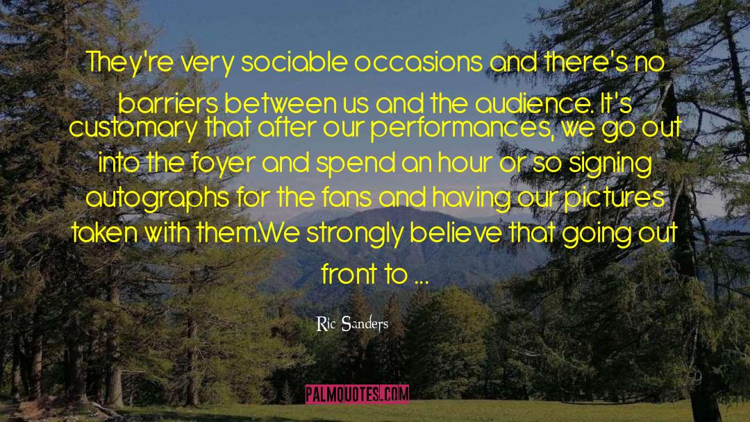 Signing Off quotes by Ric Sanders