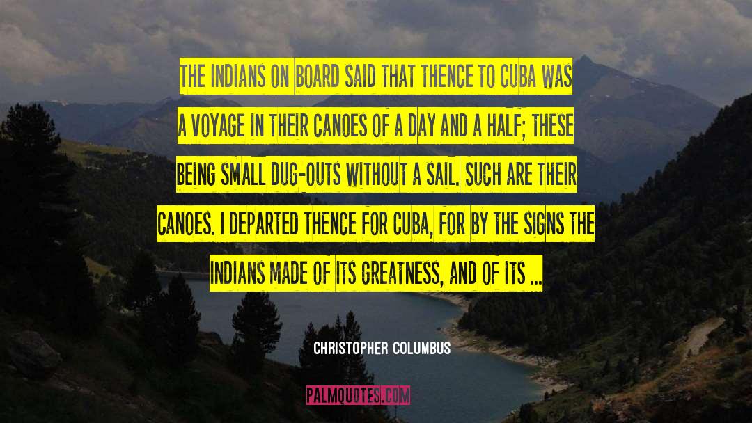 Signs Of The Times quotes by Christopher Columbus