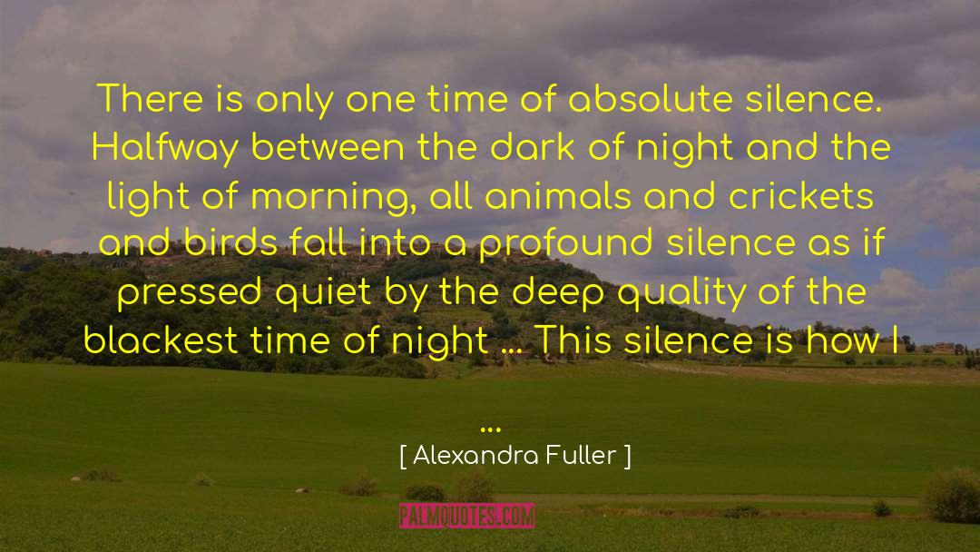 Silence A Fable quotes by Alexandra Fuller