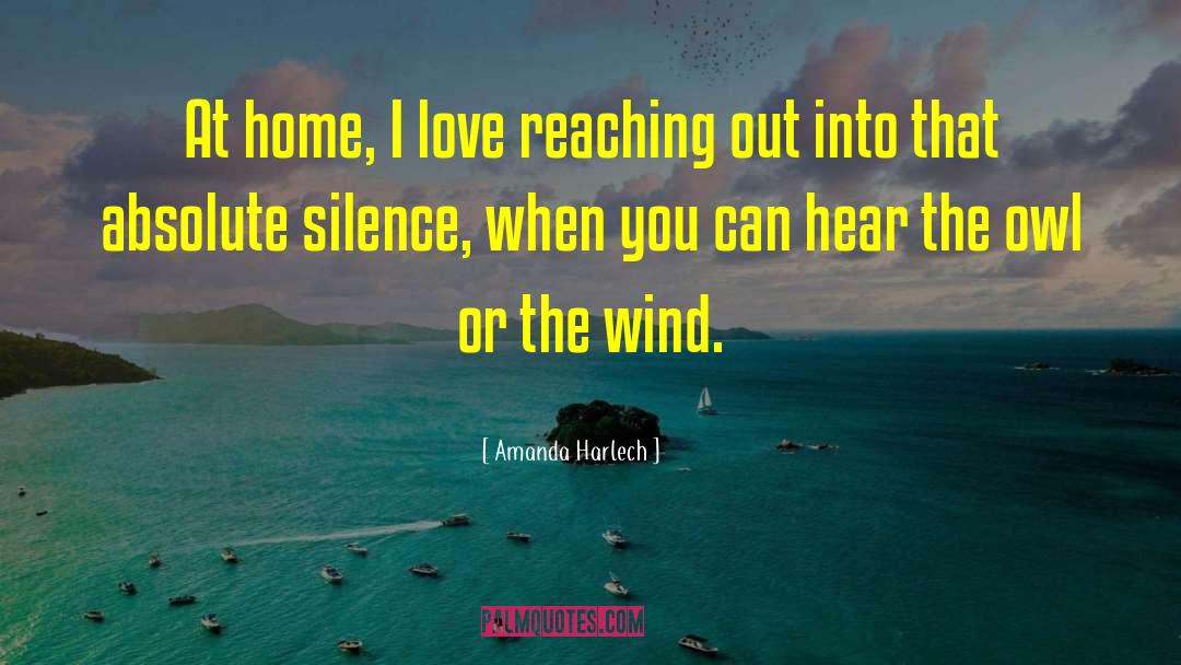 Silence Can Hurt quotes by Amanda Harlech