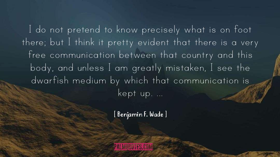 Silence Communication quotes by Benjamin F. Wade