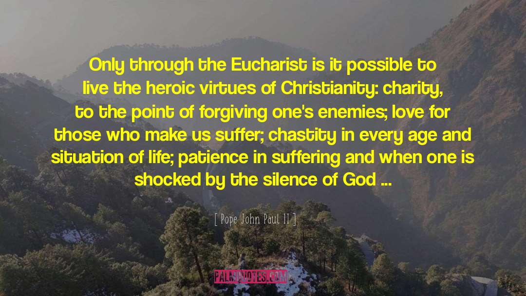 Silence In Love quotes by Pope John Paul II