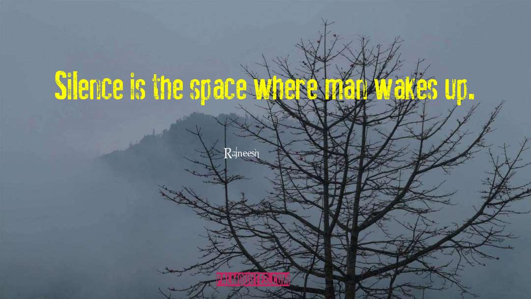 Silence Is quotes by Rajneesh