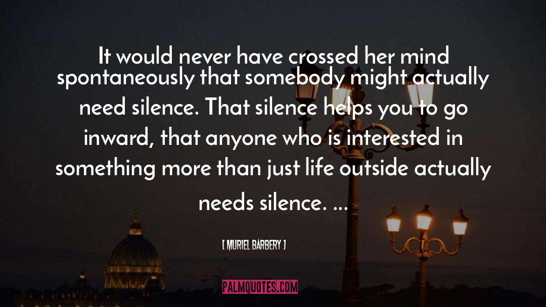 Silence quotes by Muriel Barbery