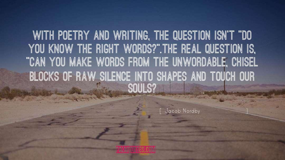 Silence quotes by Jacob Nordby