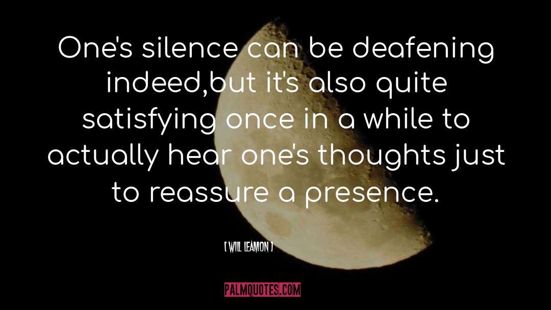 Silence Speaks quotes by Will Leamon