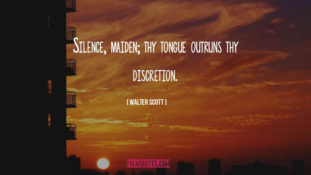 Silence Within quotes by Walter Scott