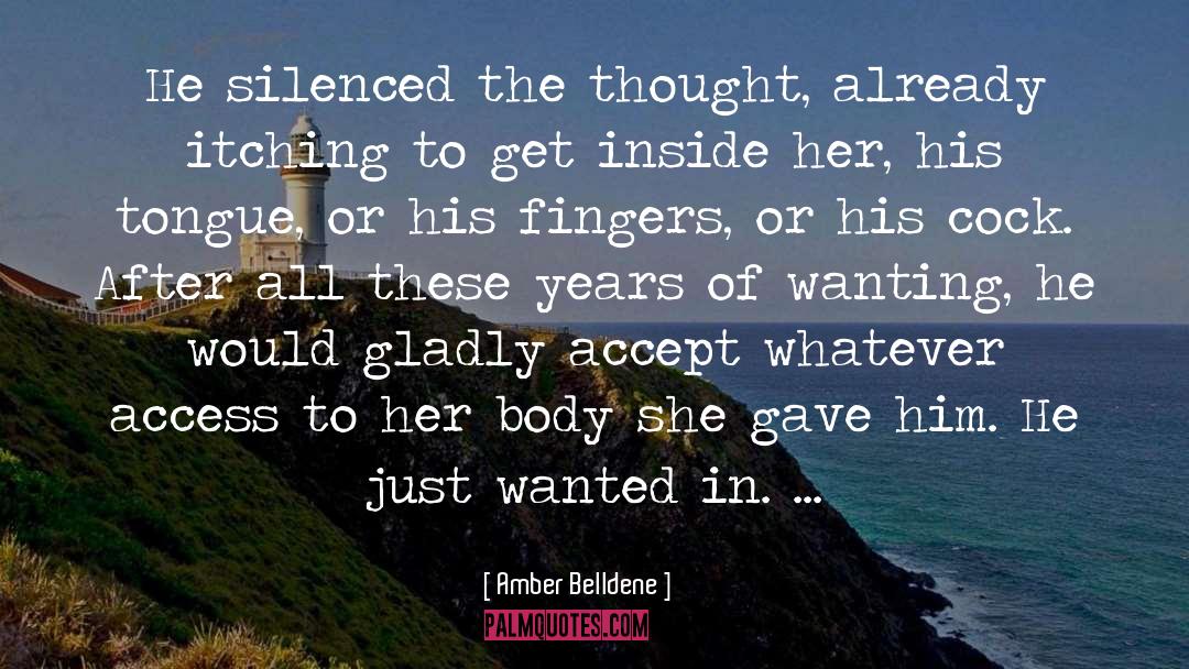 Silenced quotes by Amber Belldene