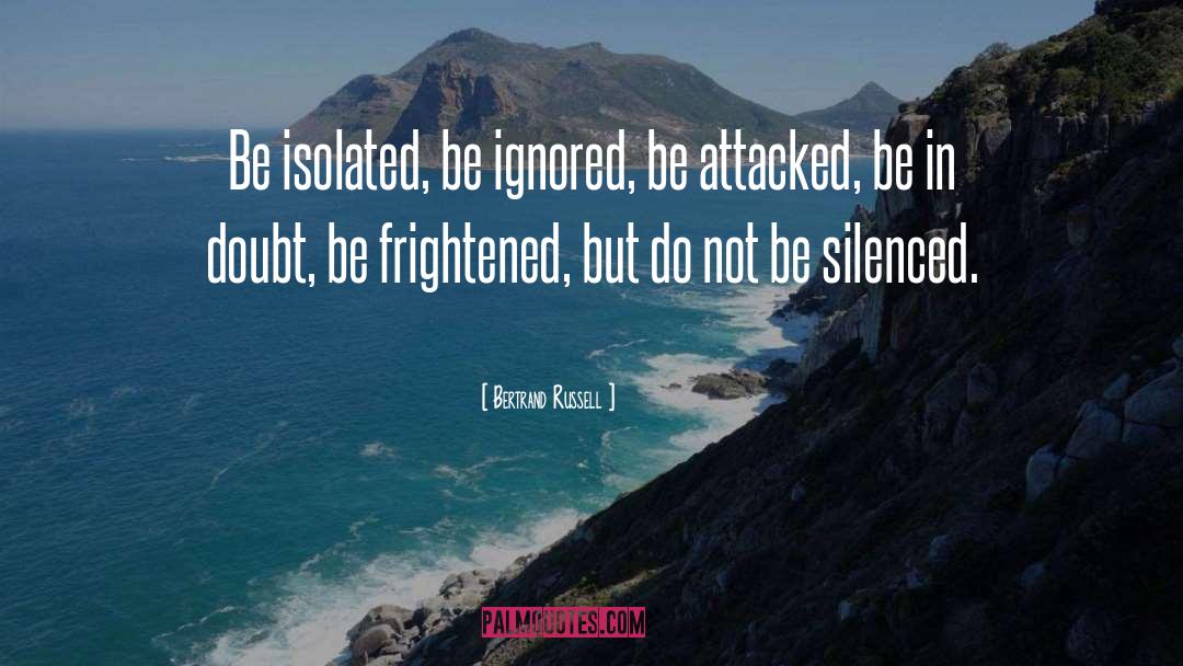 Silenced quotes by Bertrand Russell