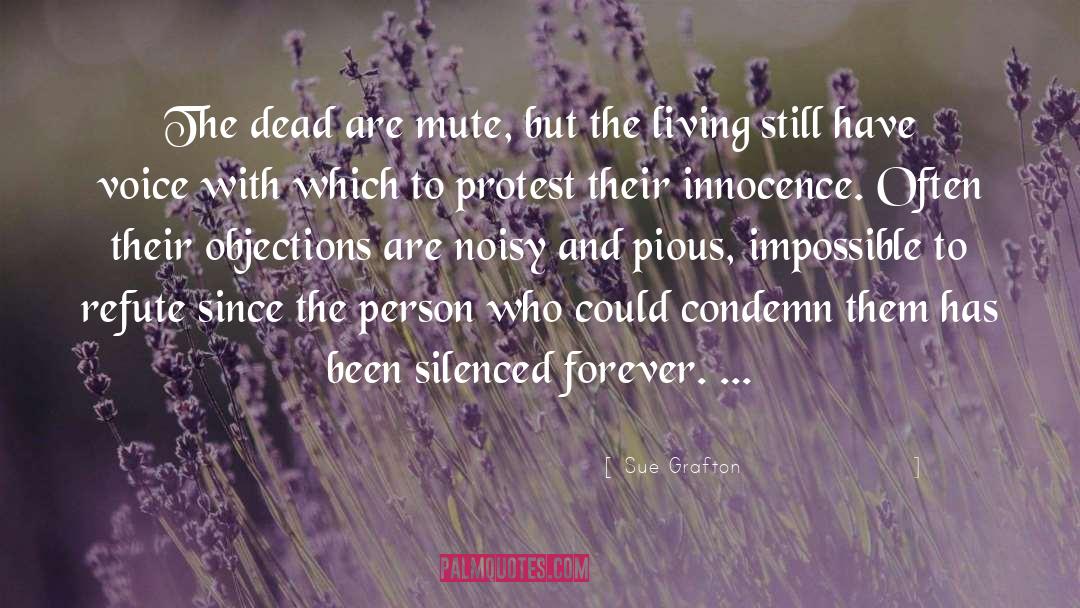 Silenced quotes by Sue Grafton