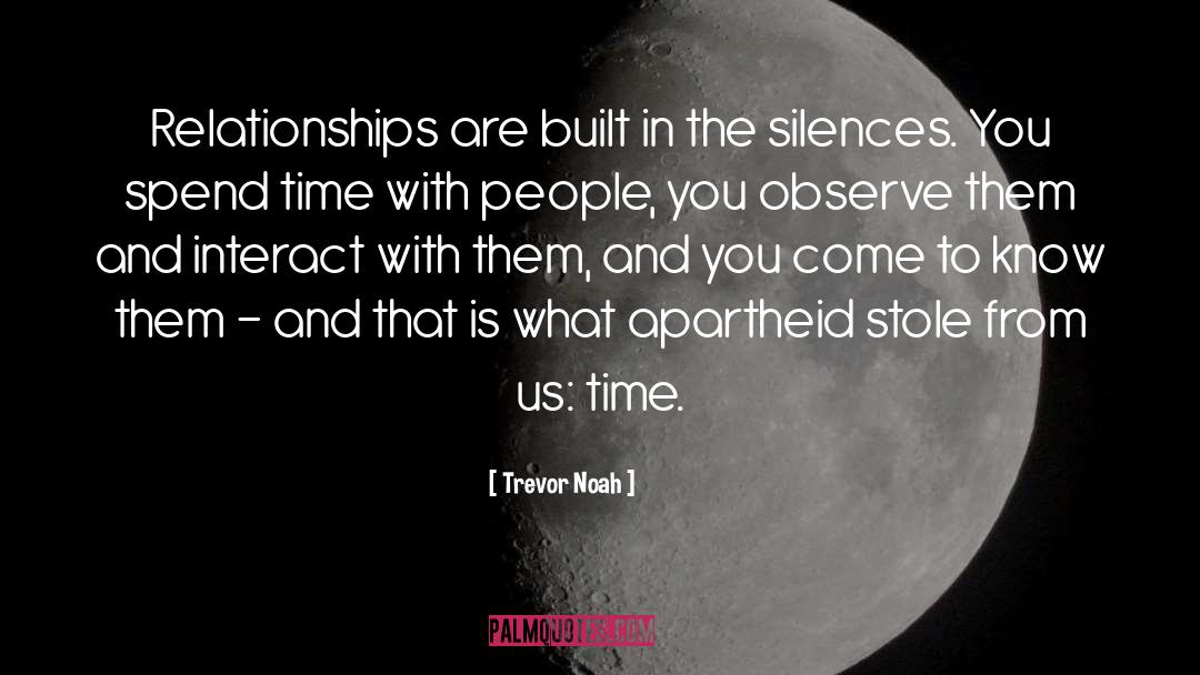 Silences quotes by Trevor Noah