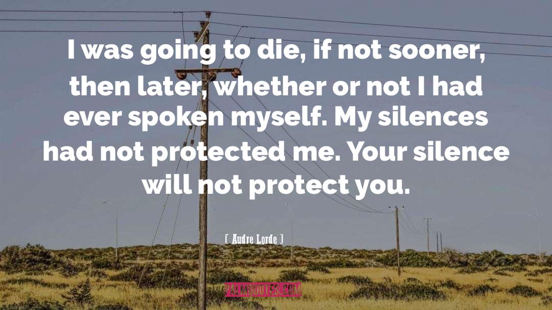 Silences quotes by Audre Lorde