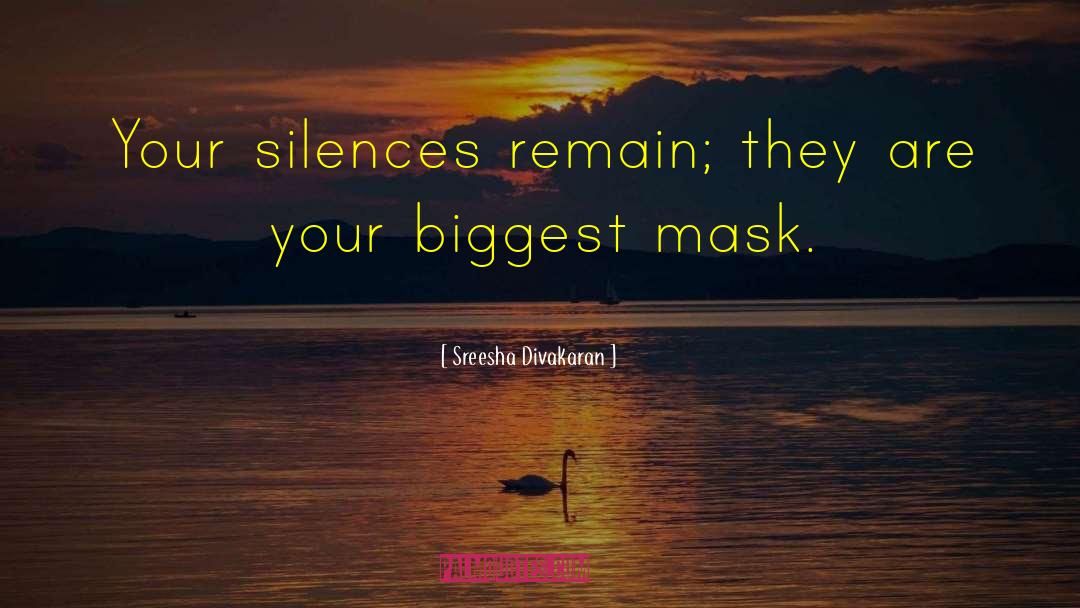 Silences quotes by Sreesha Divakaran