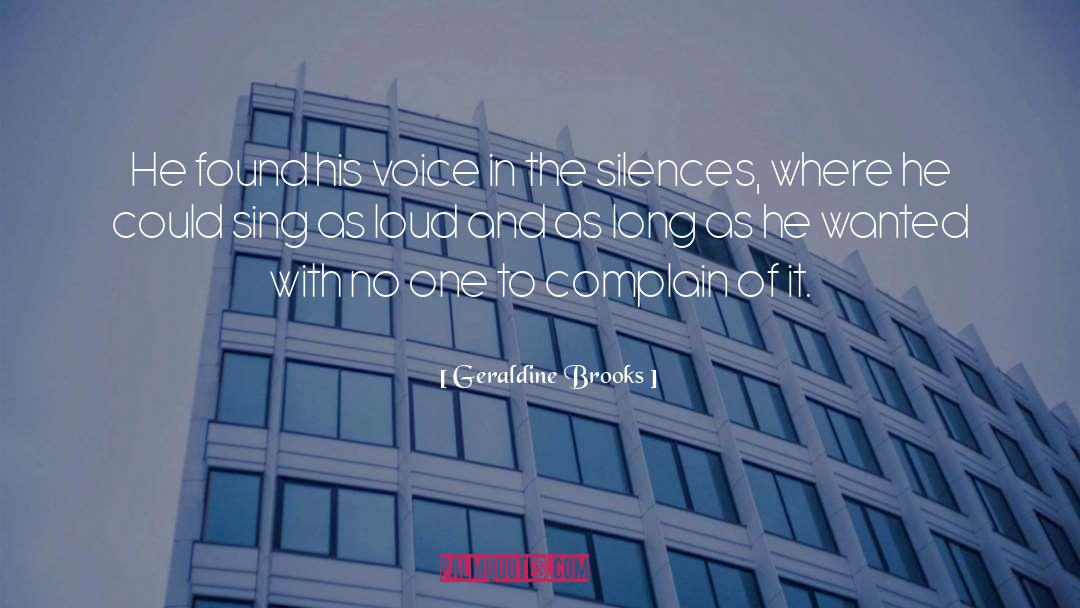 Silences quotes by Geraldine Brooks