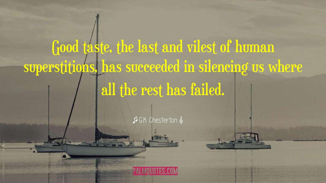 Silencing quotes by G.K. Chesterton