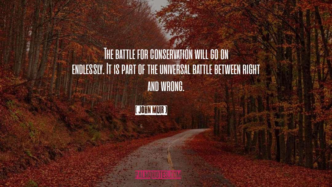 Silent Battle Quote quotes by John Muir