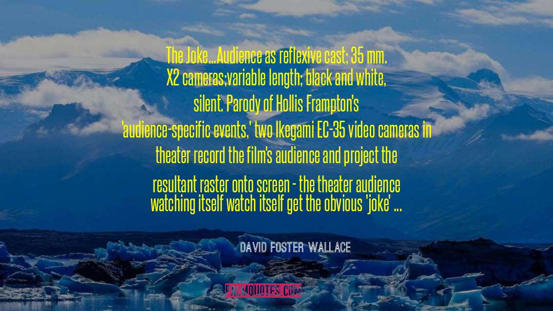 Silent Film Star quotes by David Foster Wallace