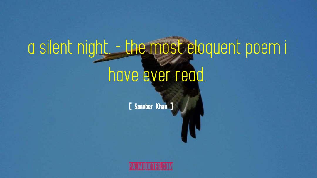 Silent Night quotes by Sanober Khan