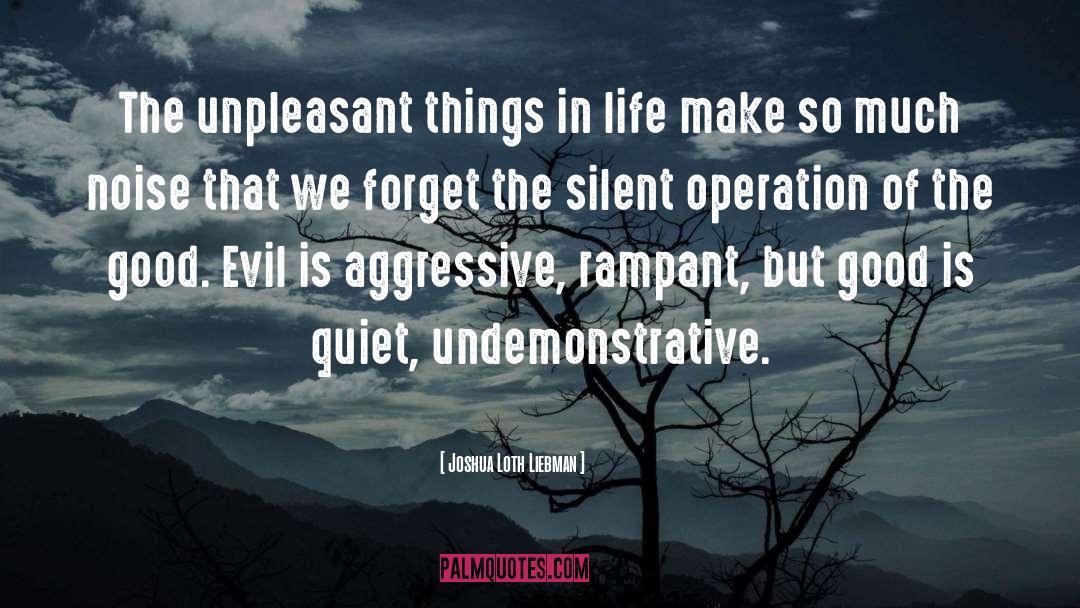 Silent quotes by Joshua Loth Liebman