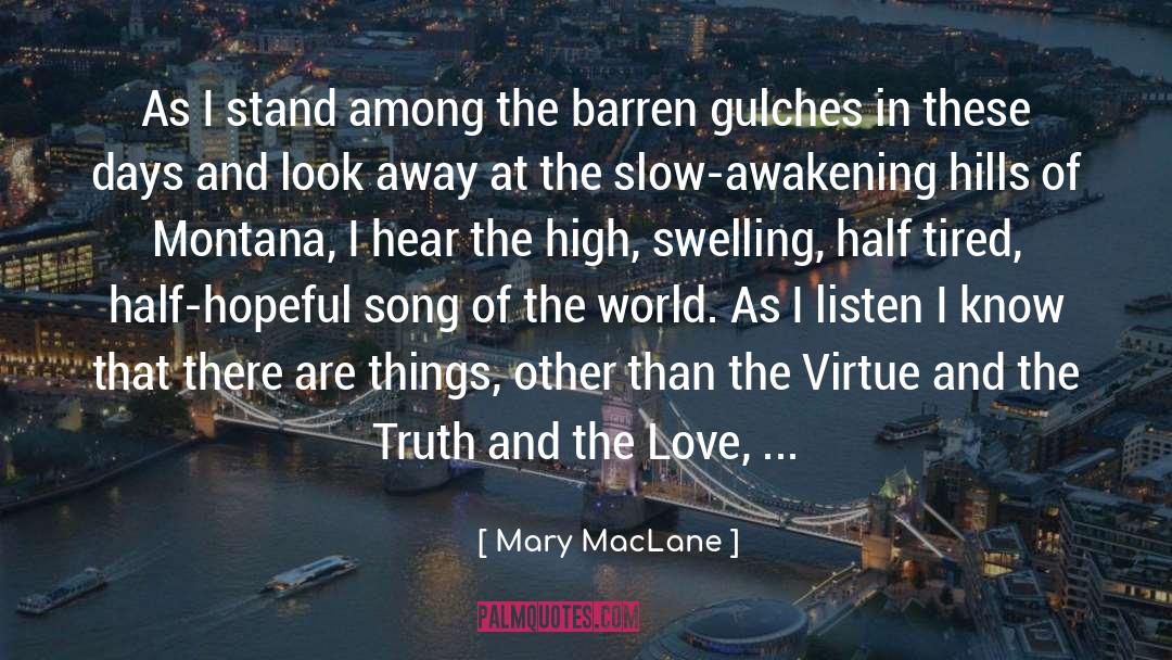 Silent Song Of Love quotes by Mary MacLane