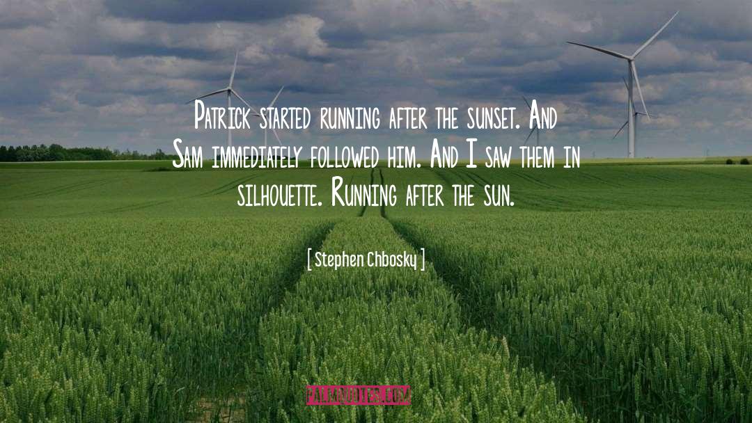 Silhouettes quotes by Stephen Chbosky