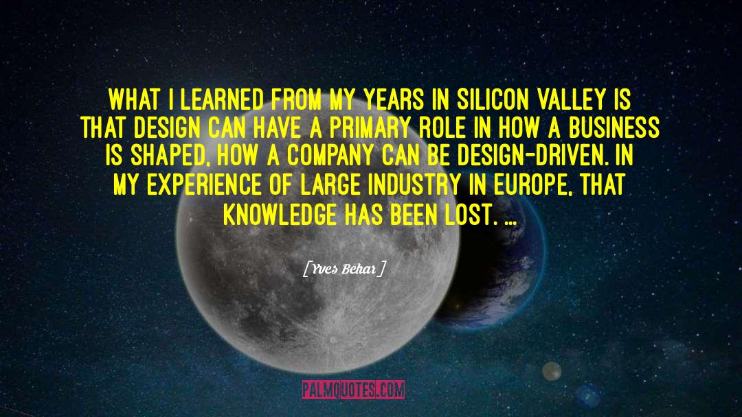 Silicon quotes by Yves Behar