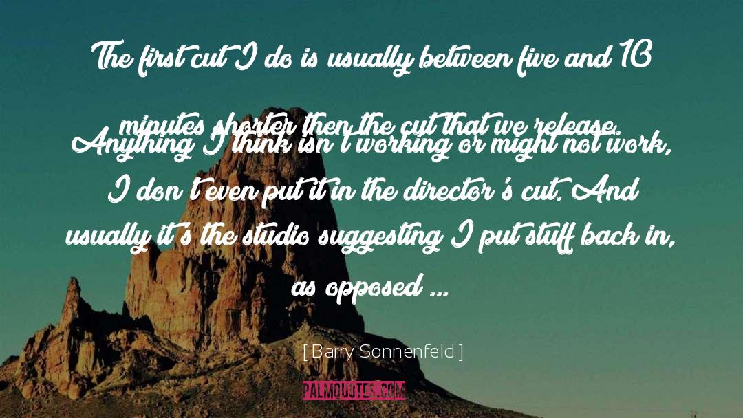 Sill Stuff quotes by Barry Sonnenfeld
