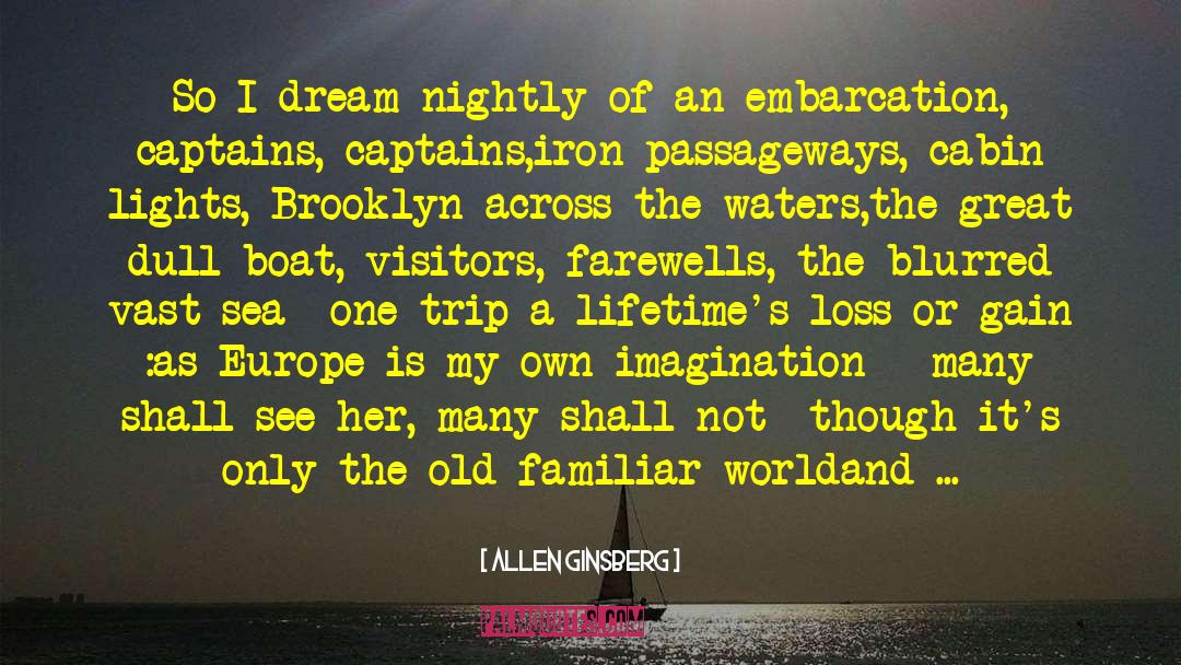 Sillinger Boat quotes by Allen Ginsberg