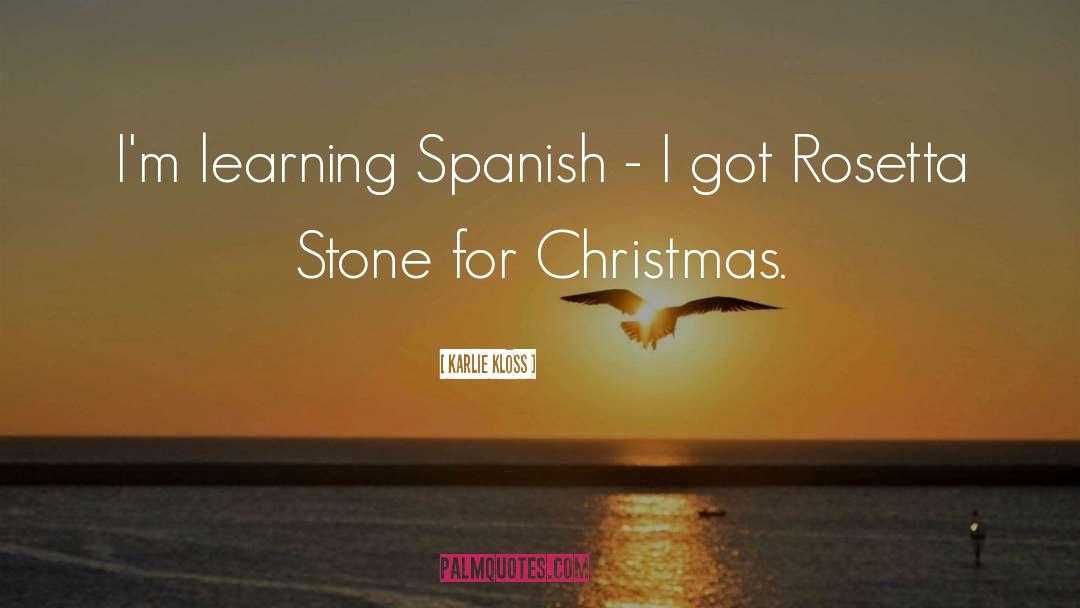 Sillion Spanish quotes by Karlie Kloss