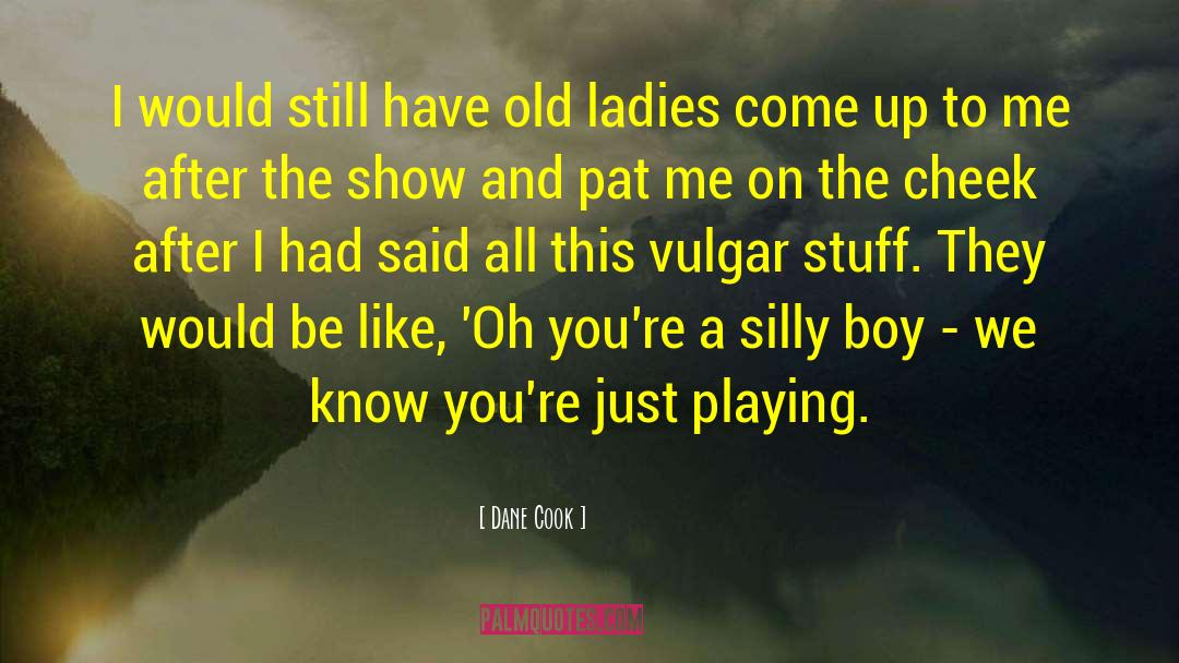 Silly Boy quotes by Dane Cook