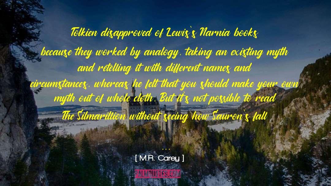 Silmarillion quotes by M.R. Carey