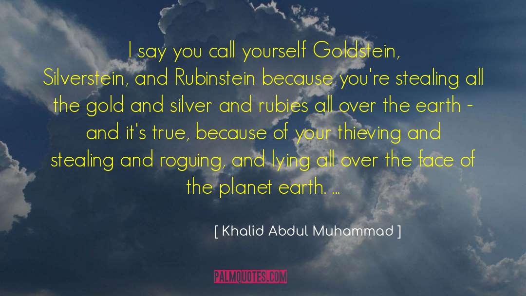Silver And Blue quotes by Khalid Abdul Muhammad