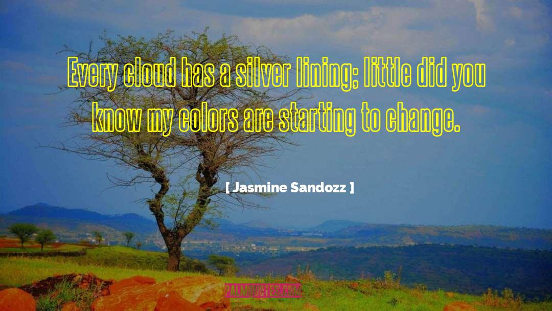 Silver Lining quotes by Jasmine Sandozz