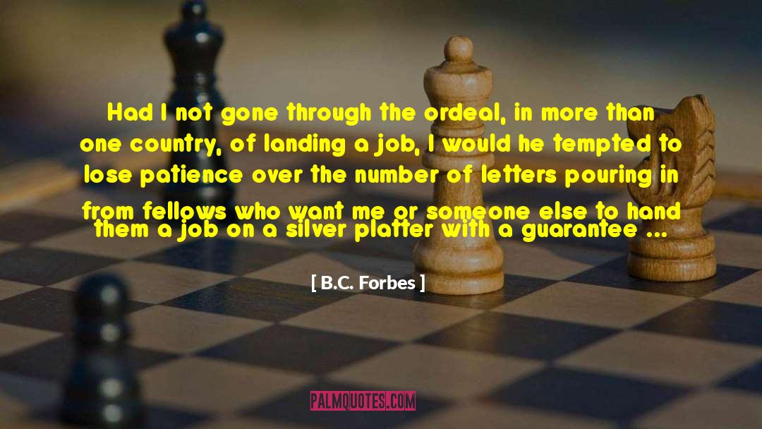 Silver Platter quotes by B.C. Forbes