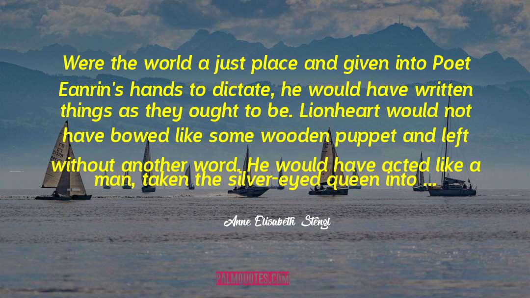 Silver Tsunami quotes by Anne Elisabeth Stengl