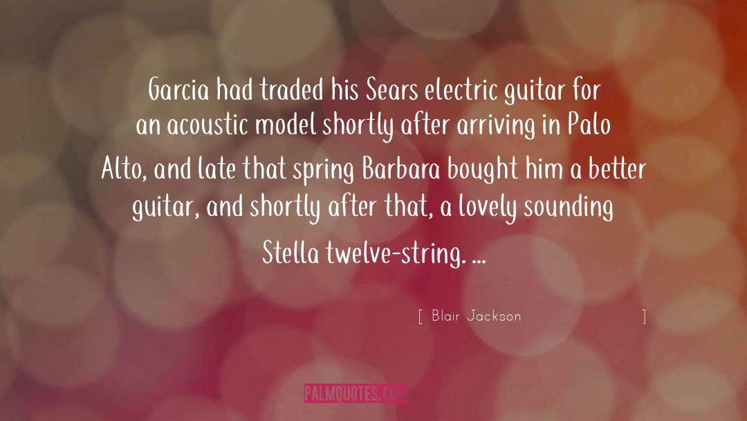 Silvertone Electric Guitar quotes by Blair Jackson