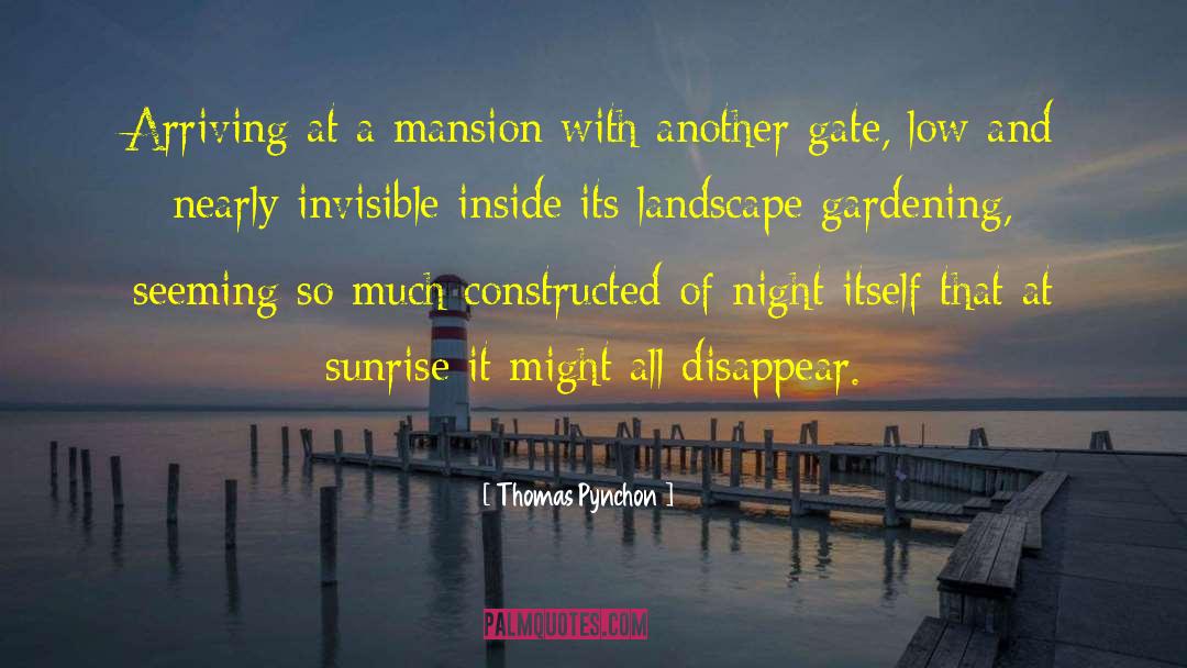 Simacek Gardening quotes by Thomas Pynchon