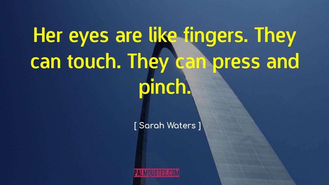 Simile Pinch quotes by Sarah Waters