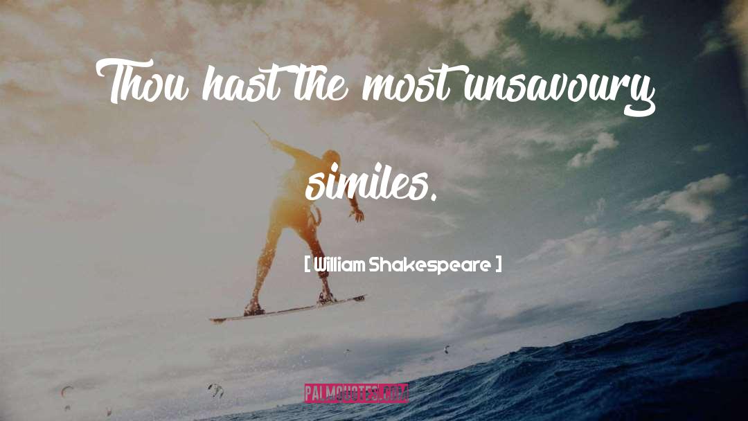 Simile quotes by William Shakespeare