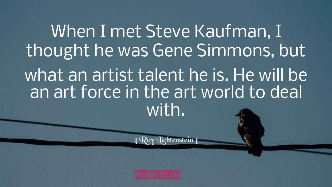 Simmons quotes by Roy Lichtenstein