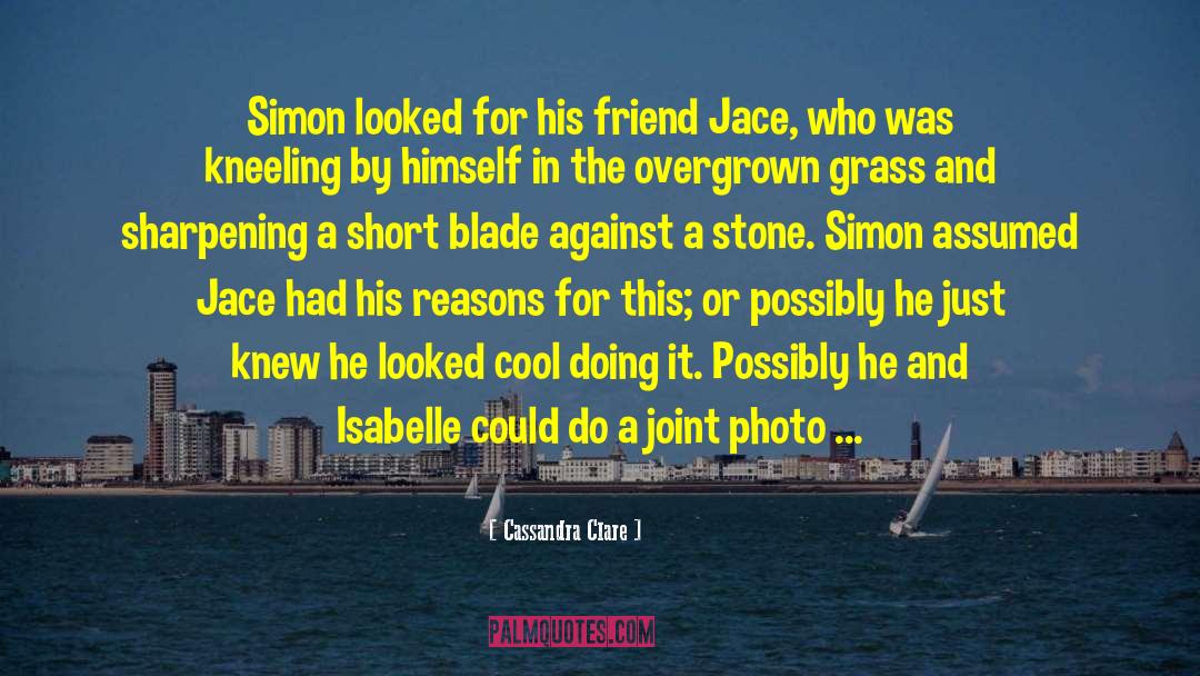 Simon Bertucci quotes by Cassandra Clare