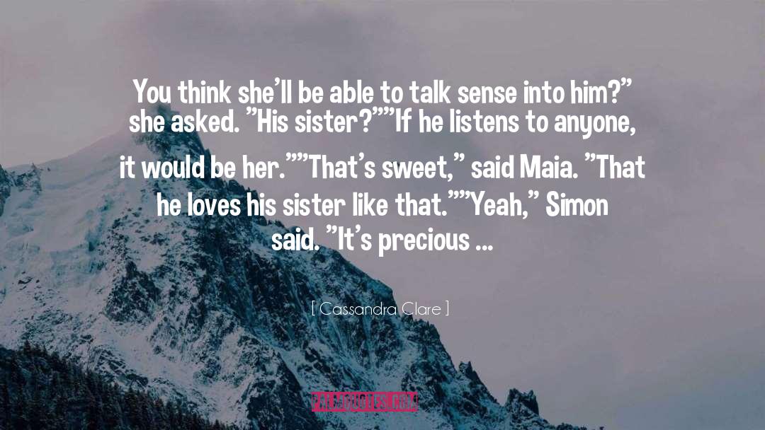 Simon Lewis quotes by Cassandra Clare