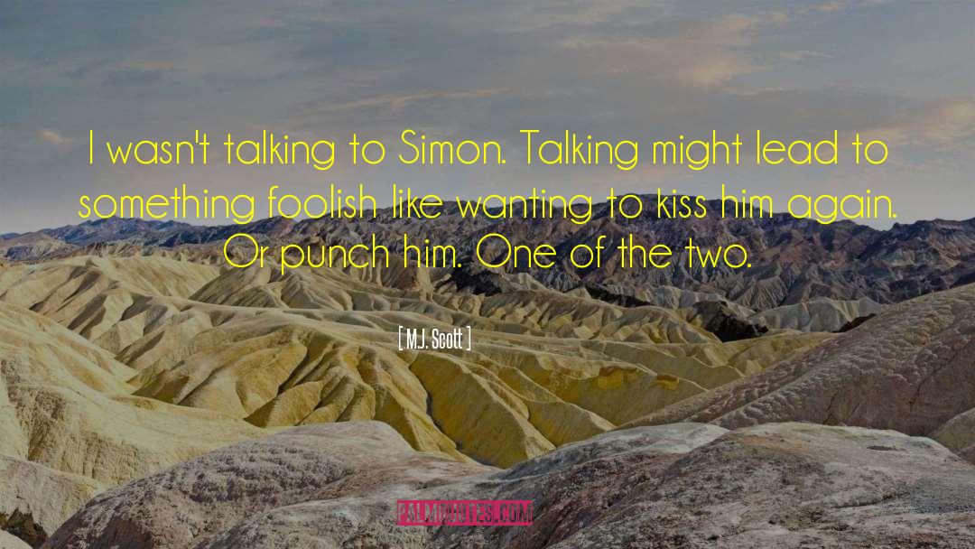 Simon Pegg quotes by M.J. Scott