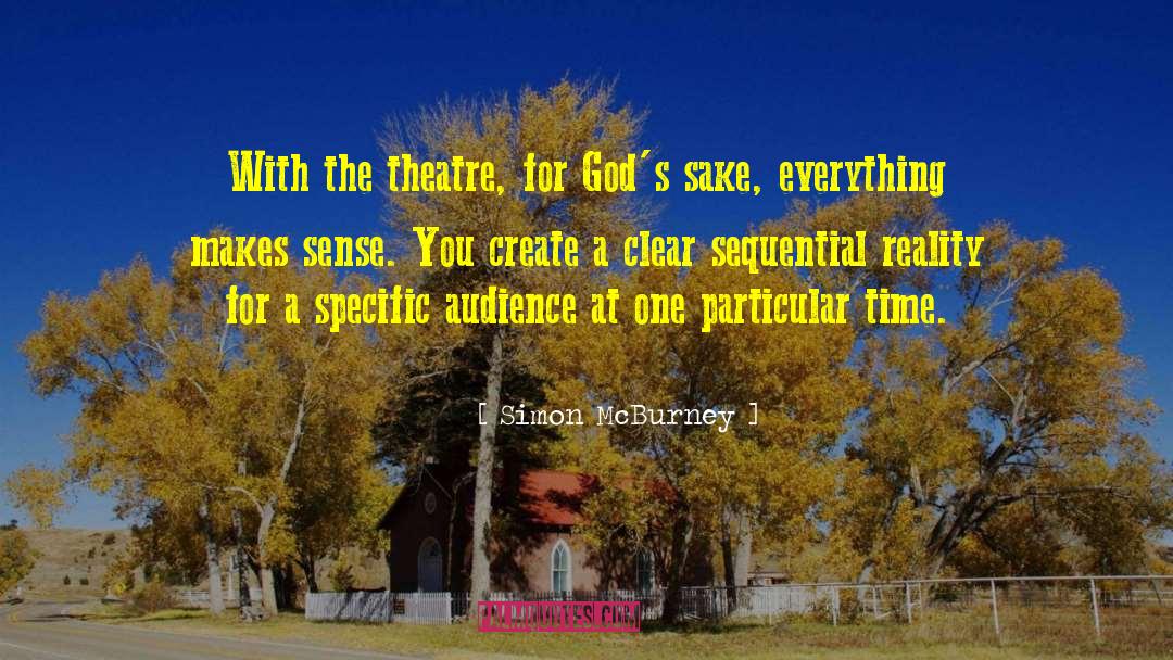 Simon Pegg quotes by Simon McBurney