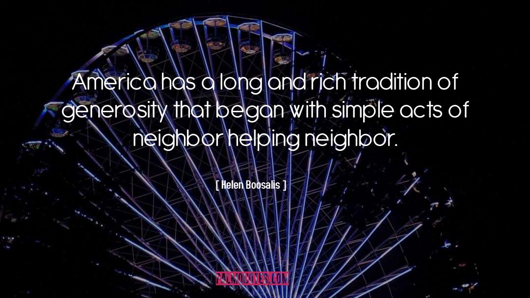 Simple Acts Of Kindness quotes by Helen Boosalis