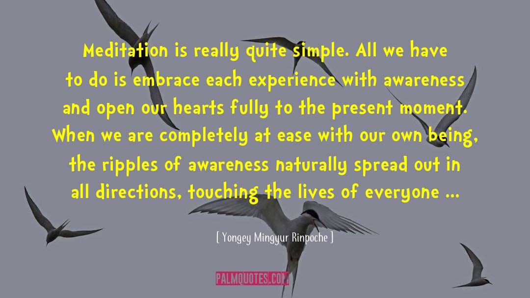 Simple And Effective quotes by Yongey Mingyur Rinpoche