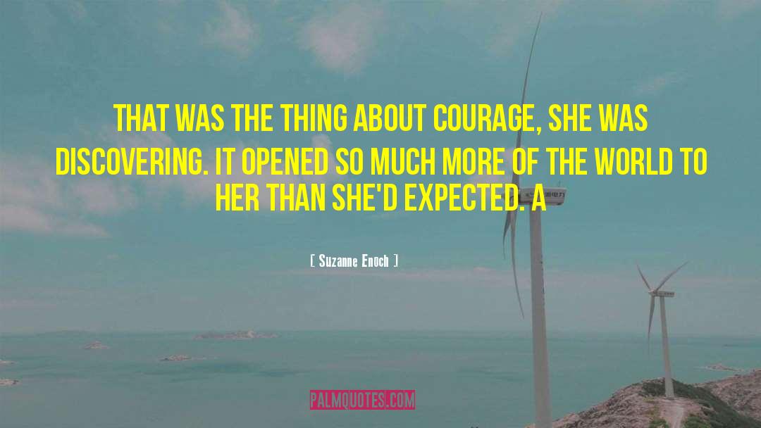Simple Courage quotes by Suzanne Enoch